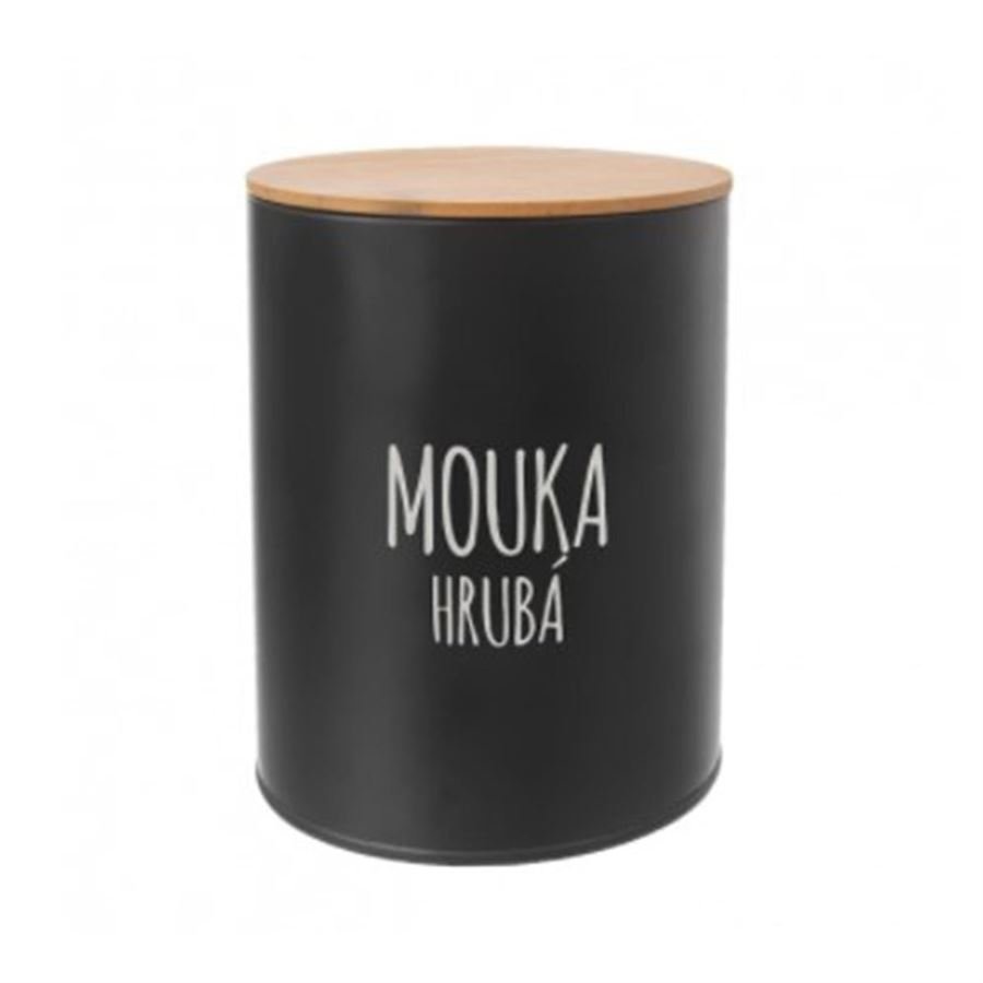 Dóza Mouka hrubá BLACK O0148 - Dům, byt a zahrada