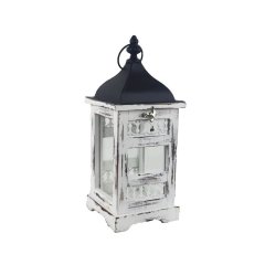 Svícny a lucerny - Dřevěná lucerna D6488/A Dřevěná lucerna D6488/A