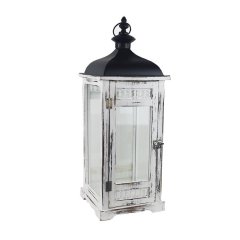 Svícny a lucerny - Dřevěná lucerna D6488/B Dřevěná lucerna D6488/B