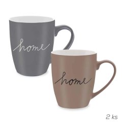 Hrnek porcelánový HOME 0,38 l 2 ks