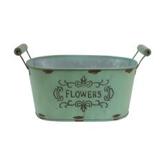 Květináč plechový K3569/1 Dům, byt a zahrada