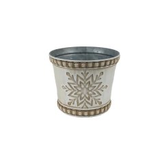 Květináč plechový vločka K3907/1 Dům, byt a zahrada