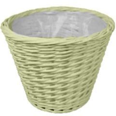 Proutí, bambus a proutěné zboží - květináč žlutý dia 26 cm P0019-02 květináč žlutý dia 26 cm P0019-02