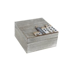 Krabičky, stojánky a zásobníky Úložné boxy - Dřevěná krabička D6564 Dřevěná krabička D6564