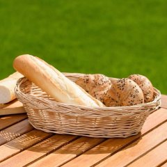 miska oválná 381037 Umělé květiny, větvičky, pugety - Dárkové koše