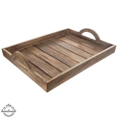 Dům, byt a zahrada - Tác dřevo MANGO 40,5x30,5 cm velký Tác dřevo MANGO 40,5x30,5 cm velký