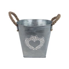 Květináč plechový K4277/3 Dům, byt a zahrada