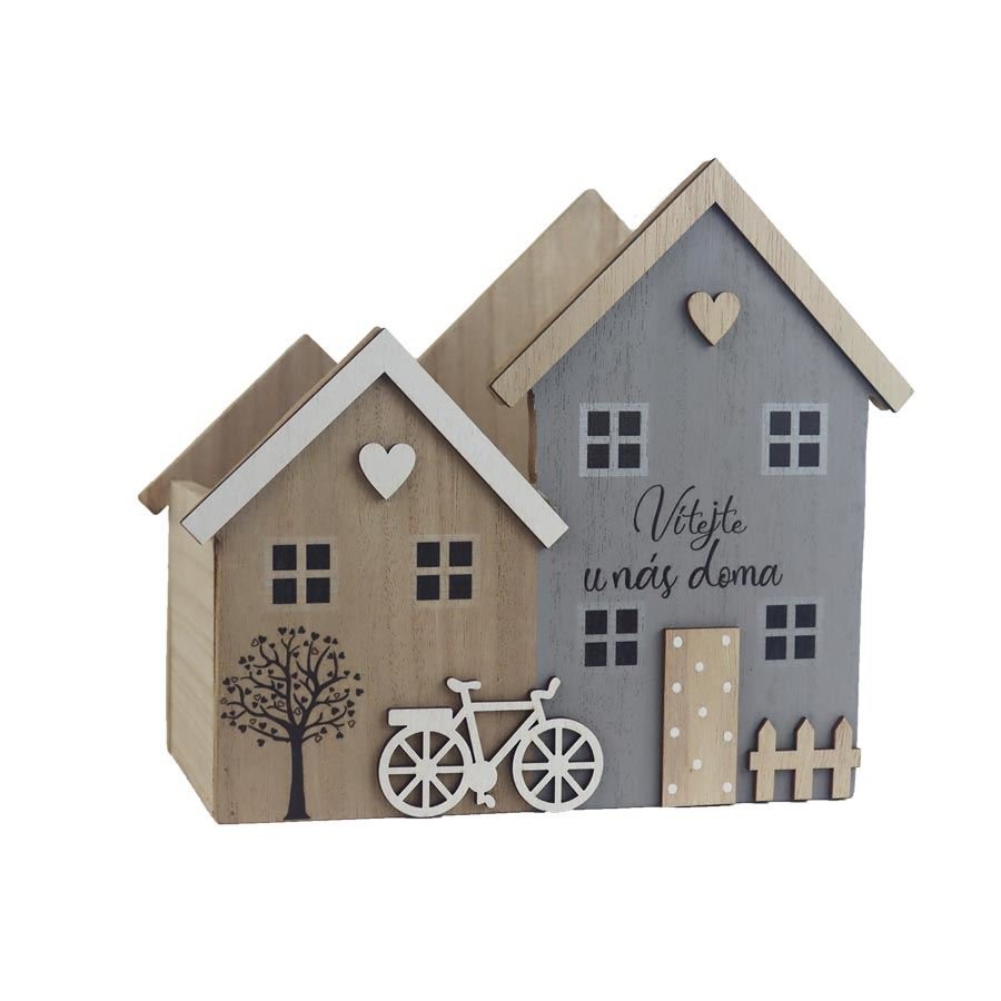 Květináče a truhlíky - Domečky, budky - Dřevěný box domečky D6799 Dřevěný box domečky D6799 - Domečky, budky