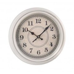 Polystonové a keramické figurky Hodiny - Hodiny nástěnné UH bílé pr. 31 cm Hodiny nástěnné UH bílé pr. 31 cm