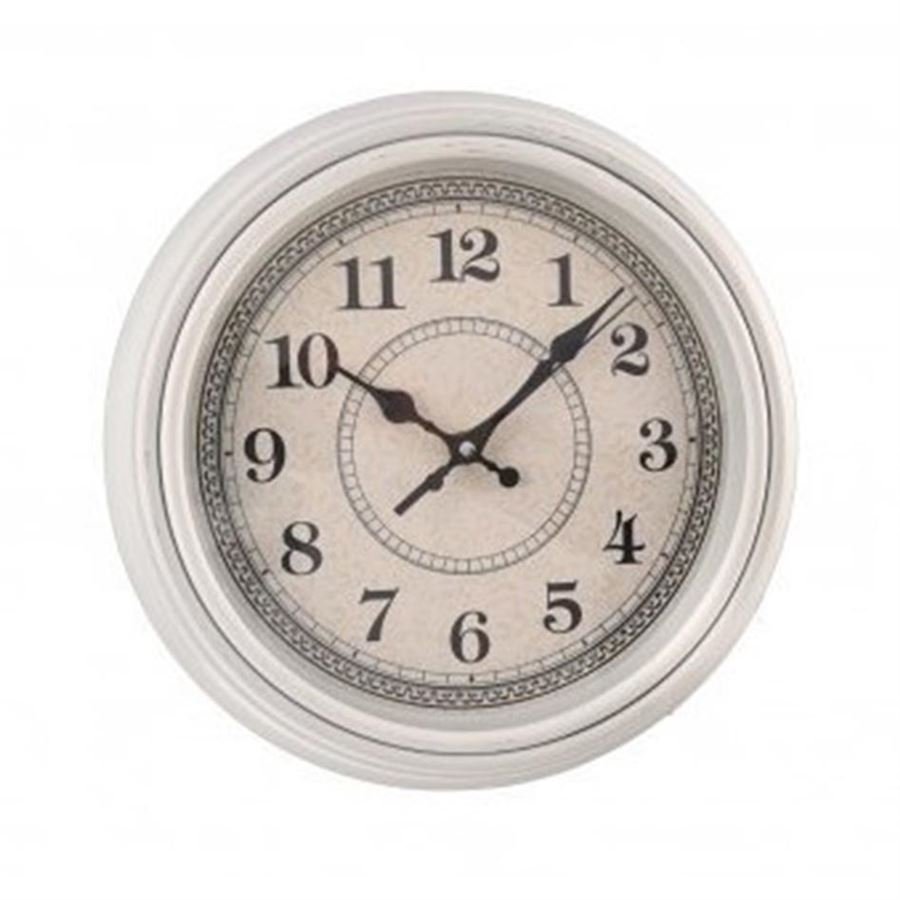 Polystonové a keramické figurky - Hodiny - Hodiny nástěnné UH bílé pr. 31 cm Hodiny nástěnné UH bílé pr. 31 cm - Hodiny