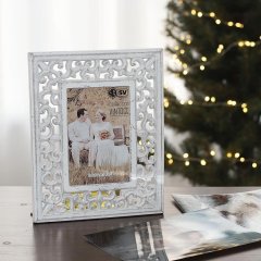 Fotorámeček D3384/1 Umělé květiny, větvičky, pugety - Klasické fotorámečky