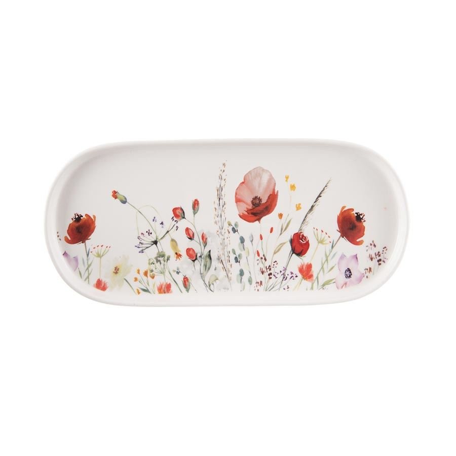 Tác servírovací porcelánový MÁK 25x12 cm O0556 - Dům, byt a zahrada