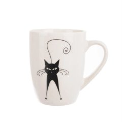 Dům, byt a zahrada - Hrnek porcelán kočka 370 ml O0575 Hrnek porcelán kočka 370 ml O0575