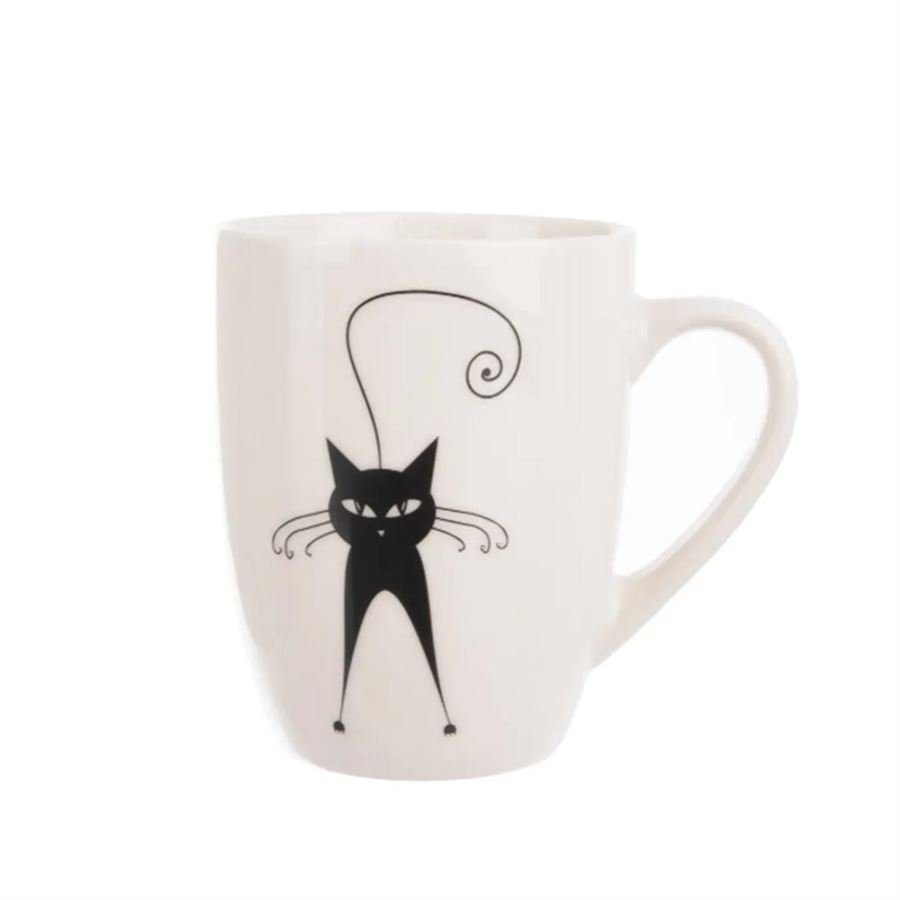 Dům, byt a zahrada - Hrnek porcelán kočka 370 ml O0575 Hrnek porcelán kočka 370 ml O0575 - Dům, byt a zahrada