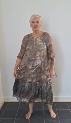 Dámské šaty letní - Šaty s příběhem khaki Šaty s příběhem khaki