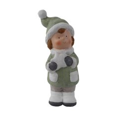 Dekorace chlapec X7360 Krabičky, stojánky a zásobníky - Vánoční dekorace