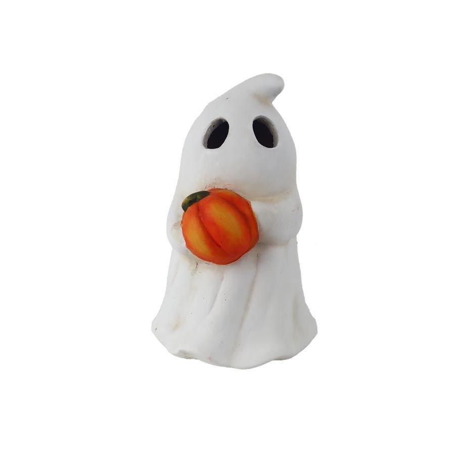Halloweenská dekorace duch s LED osvětlením X7434