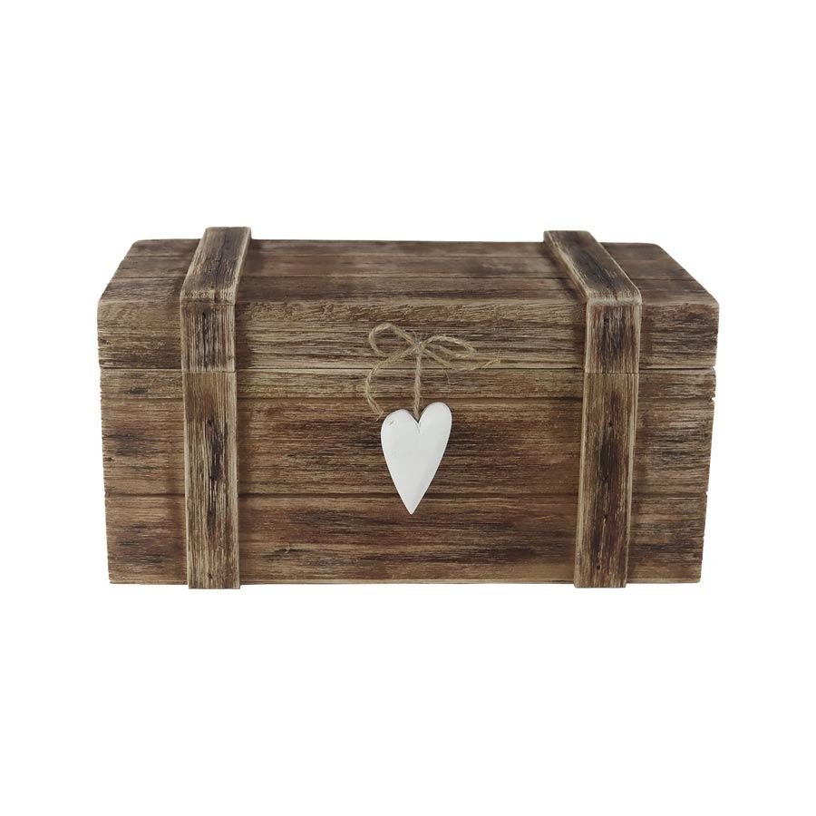 Krabičky, stojánky a zásobníky - Úložné boxy - Dřevěný box D7349 Dřevěný box D7349 - Úložné boxy