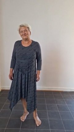 Asymetrické bomba šaty Dámské šaty