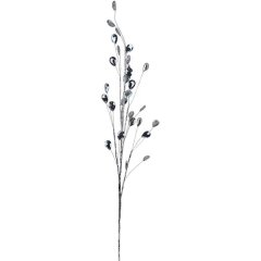 Dekorační větvička s korálky X7599 Krabičky, stojánky a zásobníky - Vánoční dekorace