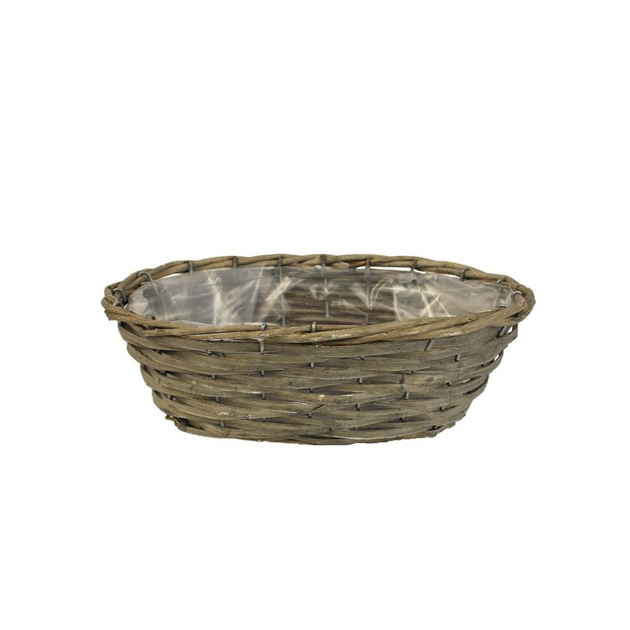 Květináč ovál šedý P0991/2 Květináč ovál šedý P0991/2