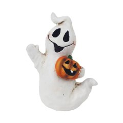 Krabičky, stojánky a zásobníky Vánoční dekorace - Halloweenská dekorace duch s LED osvětlením X5333 Halloweenská dekorace duch s LED osvětlením X5333