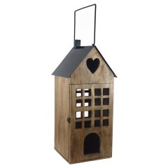 Lucerna mango/kov O0333/2 Krabičky, stojánky a zásobníky - Svícny