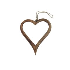 Srdce mango závěsné O0339/1 Krabičky, stojánky a zásobníky - Vánoční dekorace