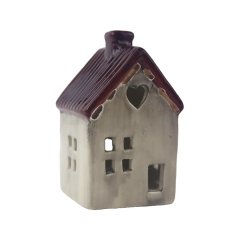 Domeček s LED osvětlením X7544 Krabičky, stojánky a zásobníky - Vánoční dekorace