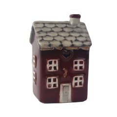 Domeček s LED osvětlením X7556 Krabičky, stojánky a zásobníky - Vánoční dekorace