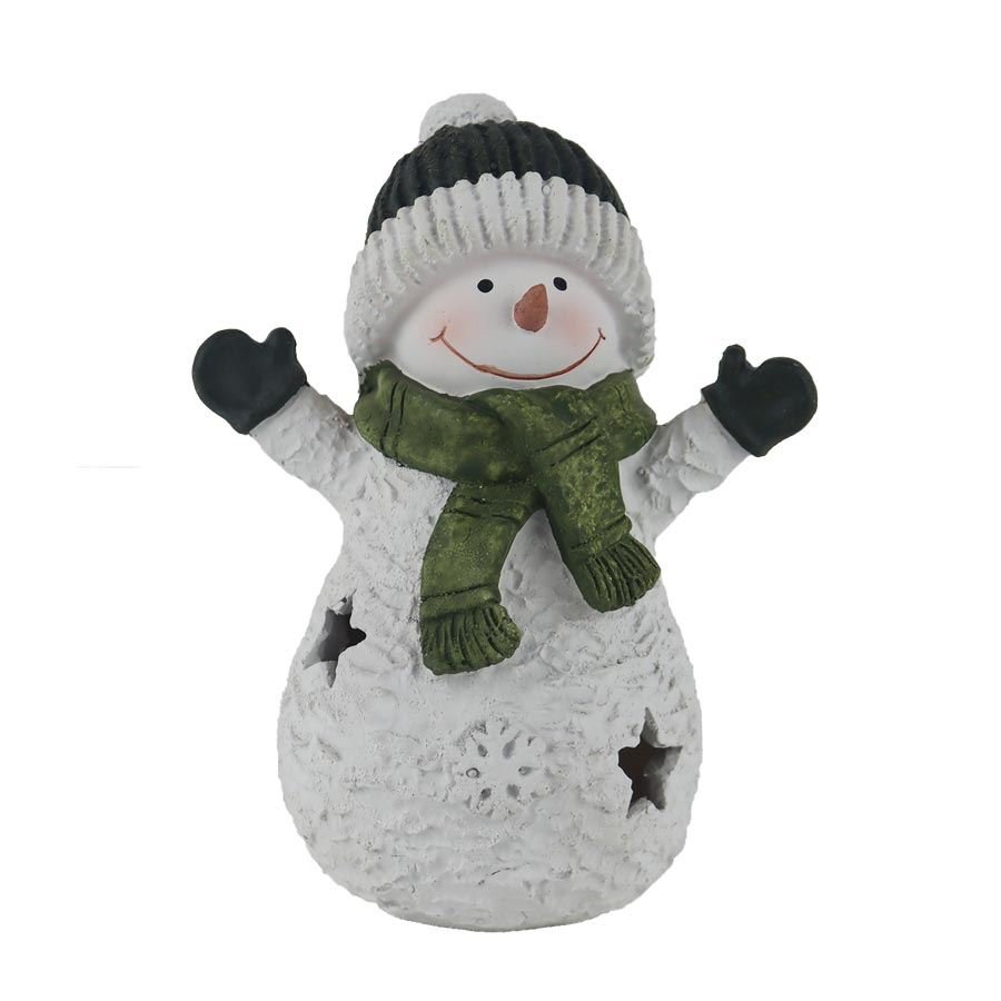 Krabičky, stojánky a zásobníky - Vánoční dekorace - Sněhulák s LED osvětlením X7507 Sněhulák s LED osvětlením X7507 - Vánoční dekorace