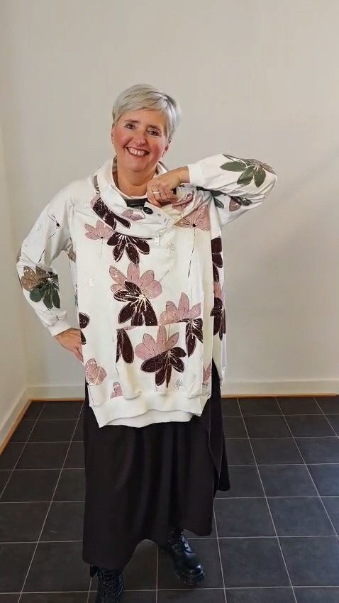 Tuniky, mikiny, svetry - Listy mikina Listy mikina - Tuniky, mikiny, svetry