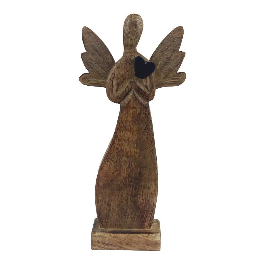 Krabičky, stojánky a zásobníky - Vánoční dekorace - Anděl mango srdce O0331/1 Anděl mango srdce O0331/1 - Vánoční dekorace