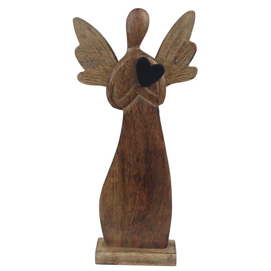 Krabičky, stojánky a zásobníky - Vánoční dekorace - Anděl mango srdce O0331/2 Anděl mango srdce O0331/2 - Vánoční dekorace