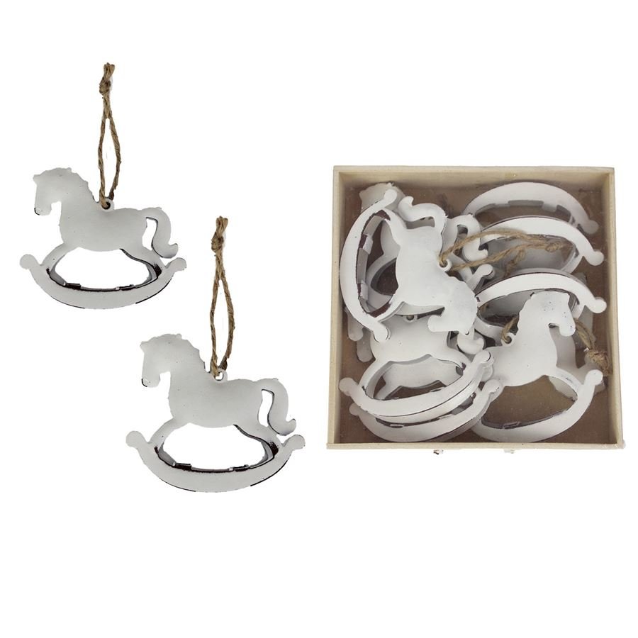 Koníci box 8 ks K2113 - Vánoční dekorace