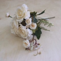 Krabičky, stojánky a zásobníky Květiny - Umělá kytice krémová 371252-26 Umělá kytice krémová 371252-26