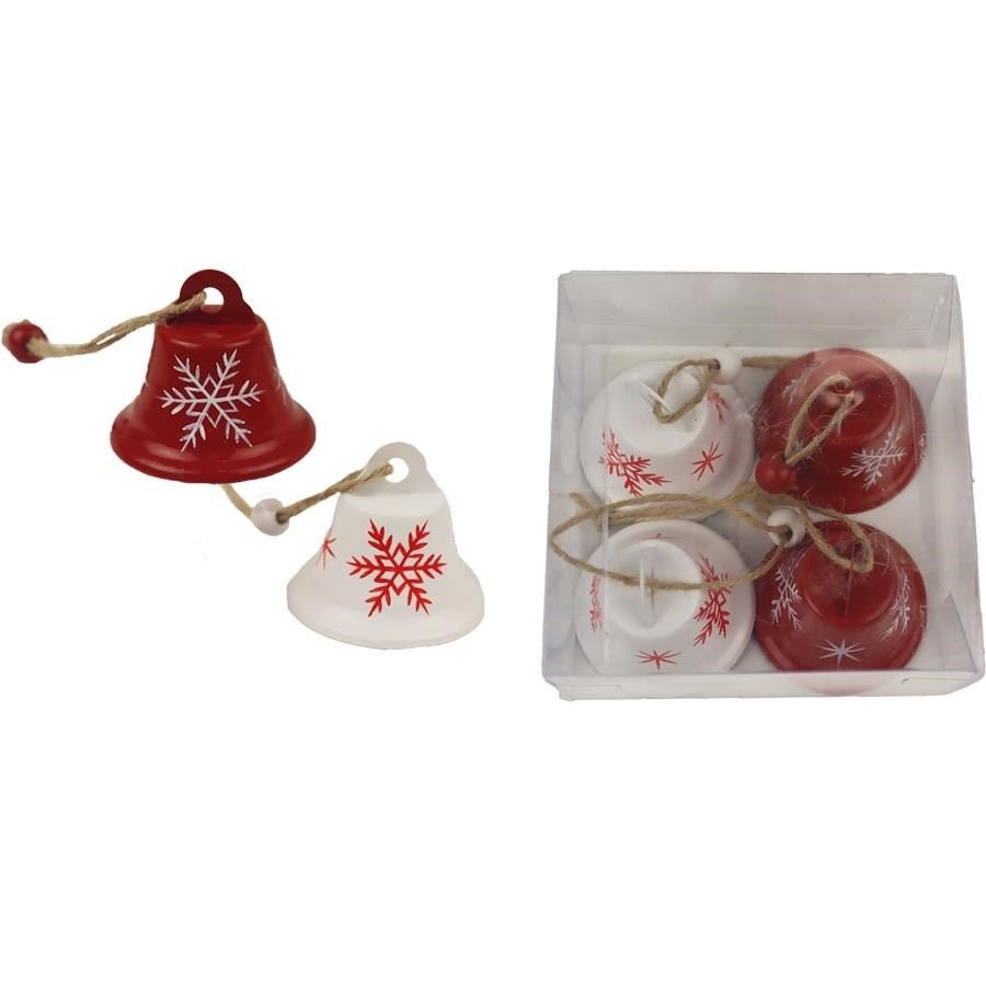 Zvoneček kovový, 4 ks K2913 Zvoneček kovový, 4 ks K2913