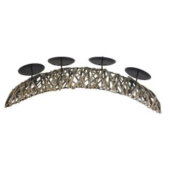 Dekorace na 4 svíčky P0735-21 Krabičky, stojánky a zásobníky - Svícny