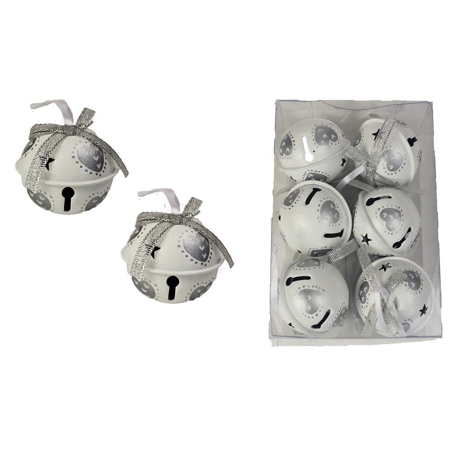 Rolnička k zavěšení 6 ks K1913 - Vánoční dekorace