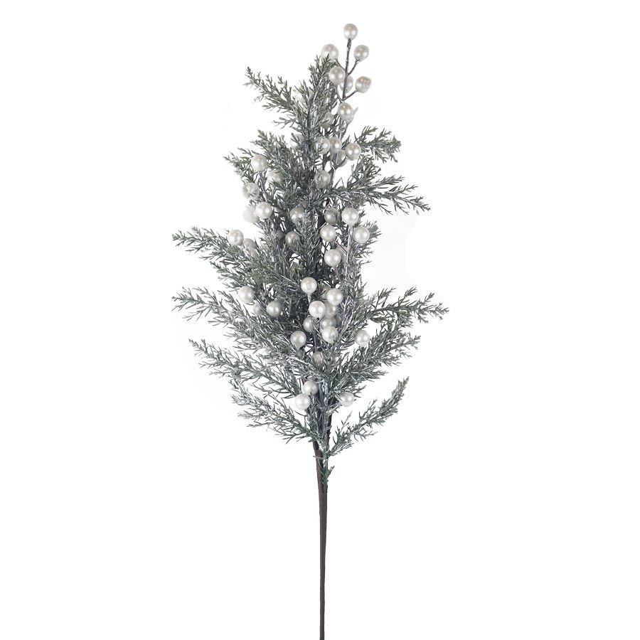 Krabičky, stojánky a zásobníky - Vánoční dekorace - Dekorační větev s bobulemi P2312 Dekorační větev s bobulemi P2312 - Vánoční dekorace