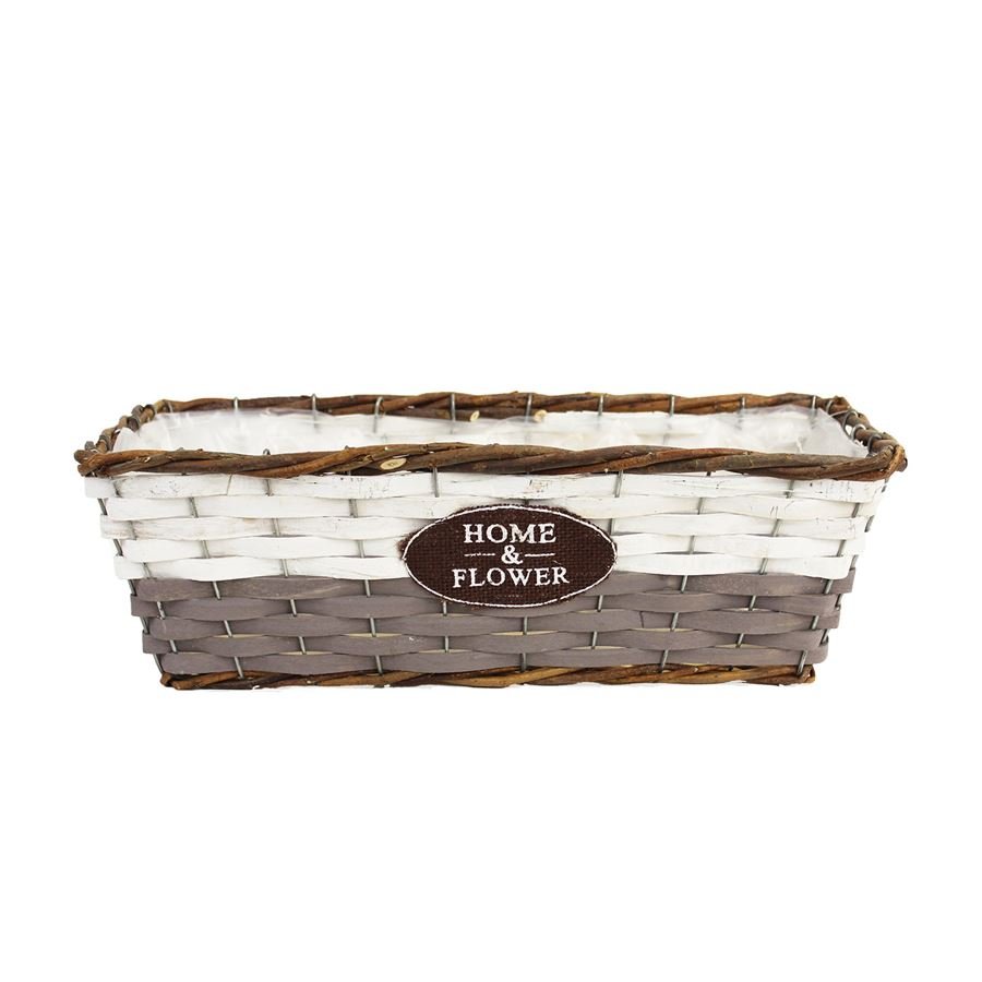 Obal bílo-hnědý 30cm - 