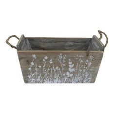 Obal k osázení s plastem D7626/B Dům, byt a zahrada