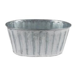 Květináč plechový ovál K3413 Dům, byt a zahrada