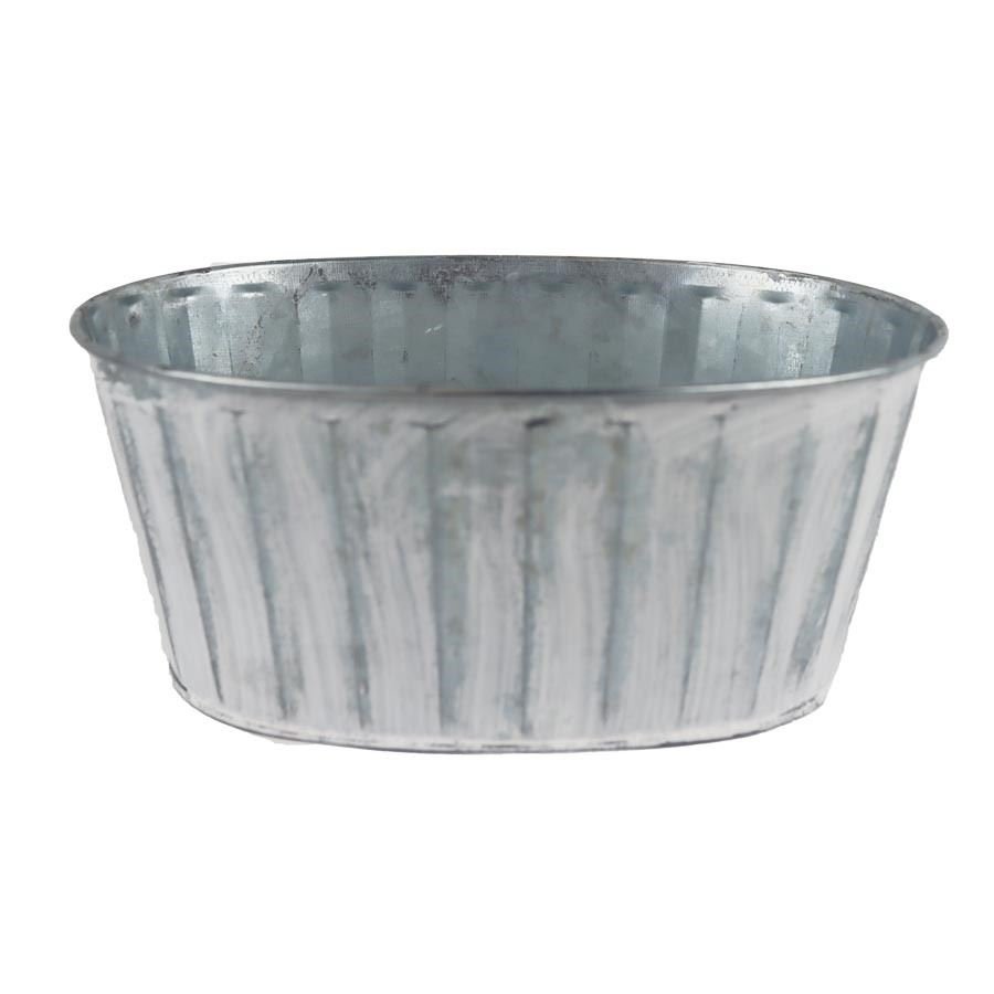 Květináč plechový ovál K3413 - Dům, byt a zahrada