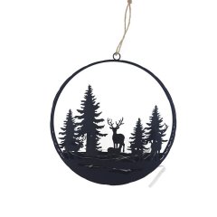 Dekorace krajina s LED osvětlením K3492 Krabičky, stojánky a zásobníky - Vánoční dekorace