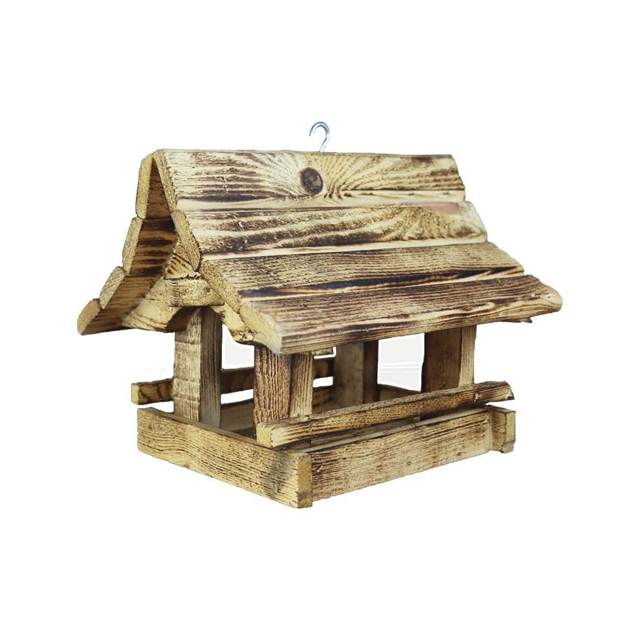 Dům, byt a zahrada - Krmítko pro ptáčky horalské opalované střední 097117/2 Krmítko pro ptáčky horalské opalované střední 097117/2 - Dům, byt a zahrada