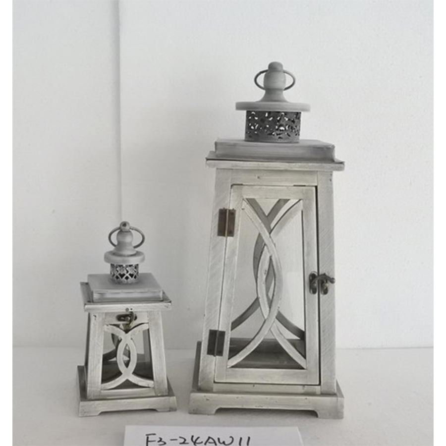 Krabičky, stojánky a zásobníky - Svícny - Dřevěná lucerna D7213/A Dřevěná lucerna D7213/A - Svícny