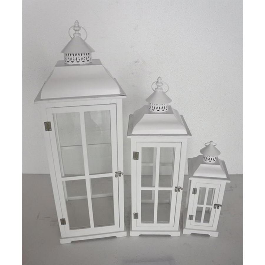 Dřevěná lucerna D7220/B - Svícny