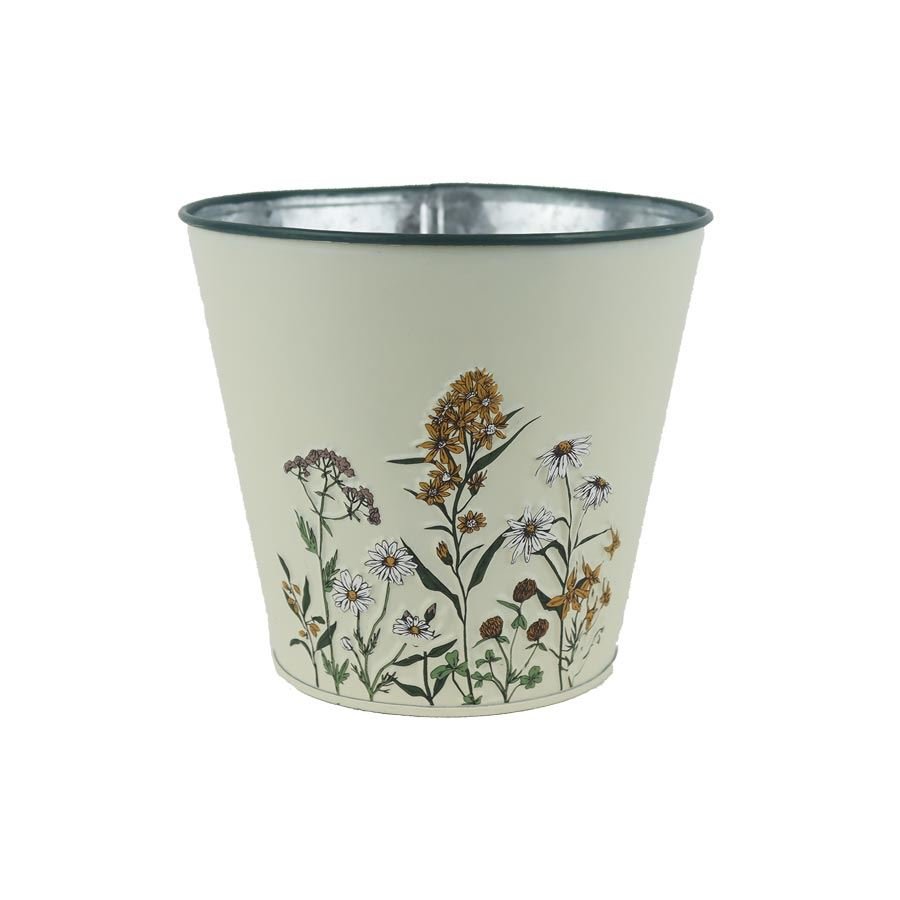 Dům, byt a zahrada - Květináč plechový K4681/2 Květináč plechový K4681/2 - Dům, byt a zahrada