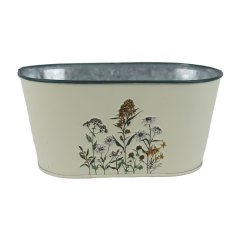 Květináč plechový ovál K4682/1 Dům, byt a zahrada